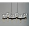 Maxim Lighting Bauhaus 6-Light 16" Wide Bronze / Satin Brass Linear Pendant 30519CLBZSBR - alternate 3